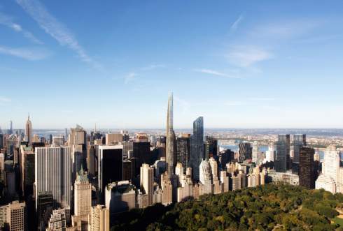 В Нью-Йорке построят сверхузкий 411-метровый небоскреб шириной всего 13 метров