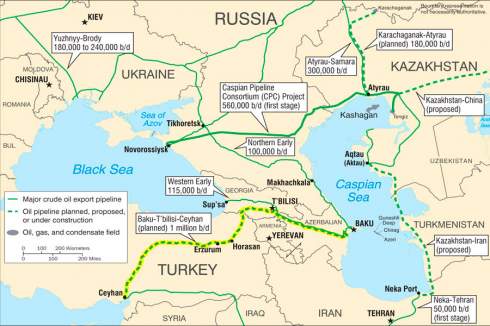 Казахстан может экспортировать нефть через Батуми в случае санкций против России