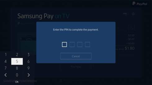 Samsung Pay on TV     