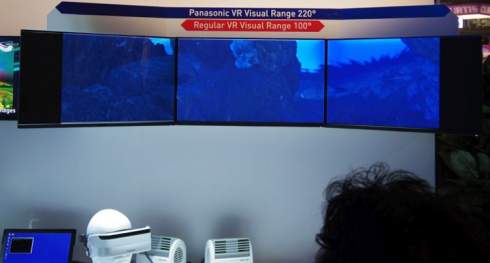 В Panasonic создан VR-шлем со сверхшироким углом обзора