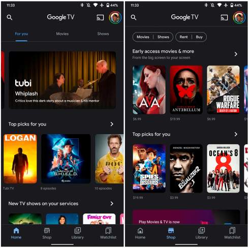 Началось распространение Google TV для Android 