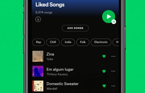 В Spotify отсортировать «Любимые треки» теперь можно по жанру и настроению