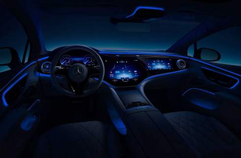 Mercedes-Benz раскрыл салон EQS — электрического аналога S-Класса