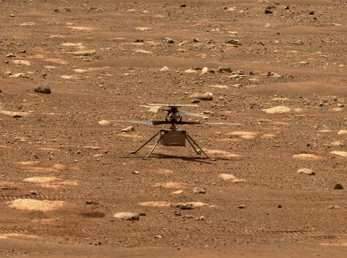 NASA опубликовало видео первого полёта марсианского вертолёта