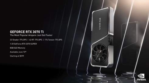 Nvidia  GeForce RTX 3080 Ti  1200   GeForce RTX 3070 Ti  600 