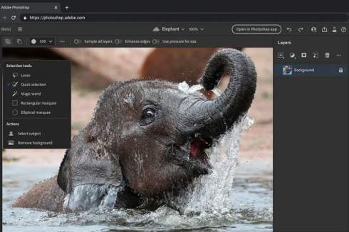 Adobe представила веб-версии Photoshop и Illustrator с ограниченными возможностями