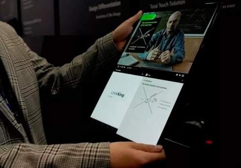 Представлены прототипы смартфона с экраном 360 Foldable OLED и ноутбука без клавиатуры