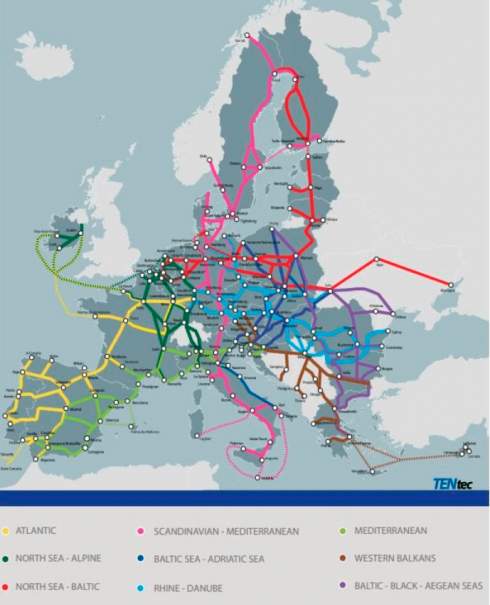 ЄС включив українські логістичні маршрути до Транс&apos;європейської транспортної мережі