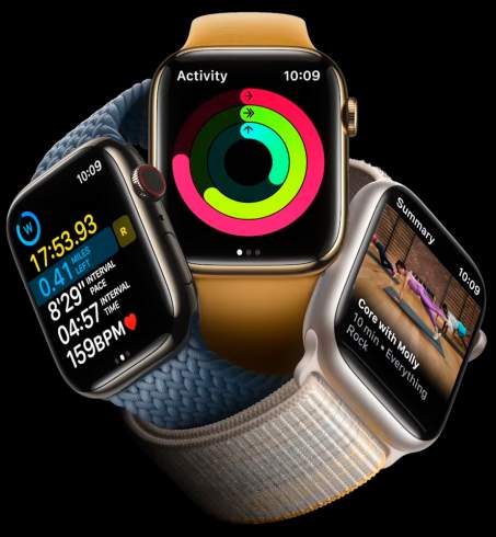  Apple анонсувала смартгодинник Watch Series 8 — з вбудованим термометром, розпізнаванням ДТП та функціями жіночого здоров&apos;я 