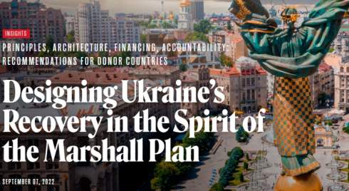 План Маршалла від Фонду Маршалла. На що хочуть перетворити Україну після війни 