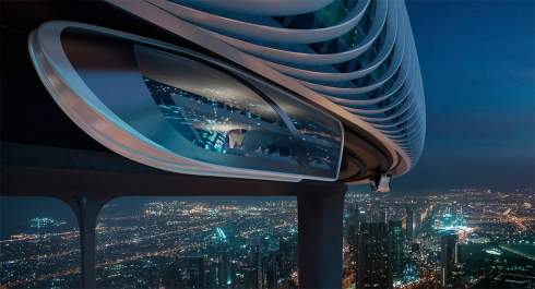 У Дубаї хочуть побудувати кільцеподібне місто Downtown Circle навколо хмарочоса Бурдж-Халіфа - на висоті 550 метрів