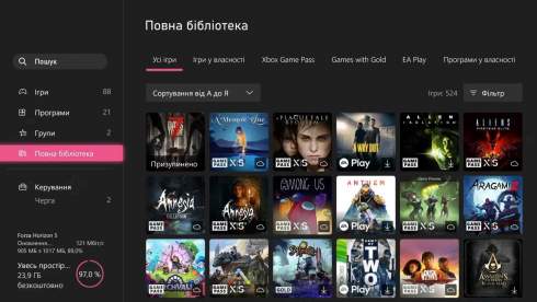 Український інтерфейс Xbox став загальнодоступним, але Microsoft поки не додала український регіон