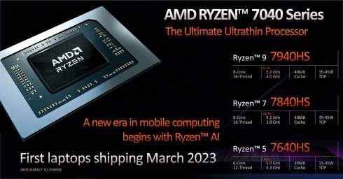 AMD  Ryzen 7000      16- Ryzen 9 7945HX,    5,4 