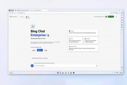 Microsoft  Bing Chat Enterprise     