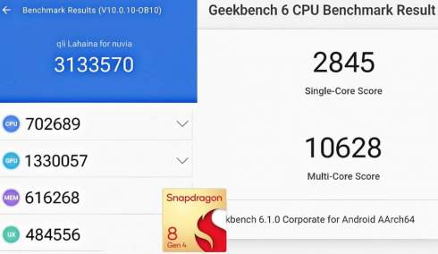  Apple M3: Snapdragon 8 Gen 4  46%   Gen 3    Geekbench