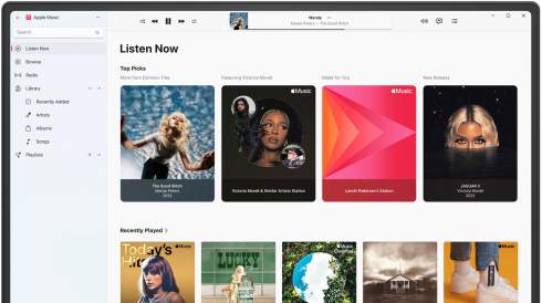 Apple випустила окремі програми Music, TV і Devices для Windows 