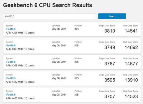  Apple M4  Intel Core i9-14900KS  16%     Geekbench