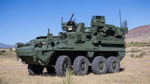   :  Leonardo DRS      Counter-UAS    Stryker