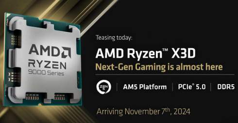 AMD  Ryzen 9000 X3D     