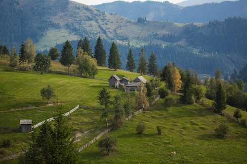 The church from Sucevita Monastery in the Bucovina Romania