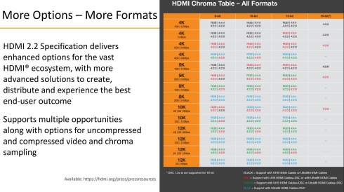  HDMI 2.2  DisplayPort 2.1b       