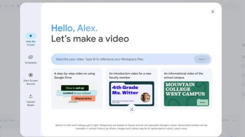 Google Vids       ز-