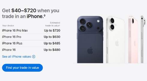 �������� iPhone �� ����� �������� Apple ��������� ����� �� ��������� Trade-In