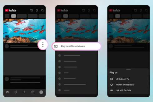 Відео зі смартфона на TV без Wi-Fi: YouTube запровадив нову функцію Відео зі смартфона на TV без Wi-Fi: YouTube запровадив нову функцію